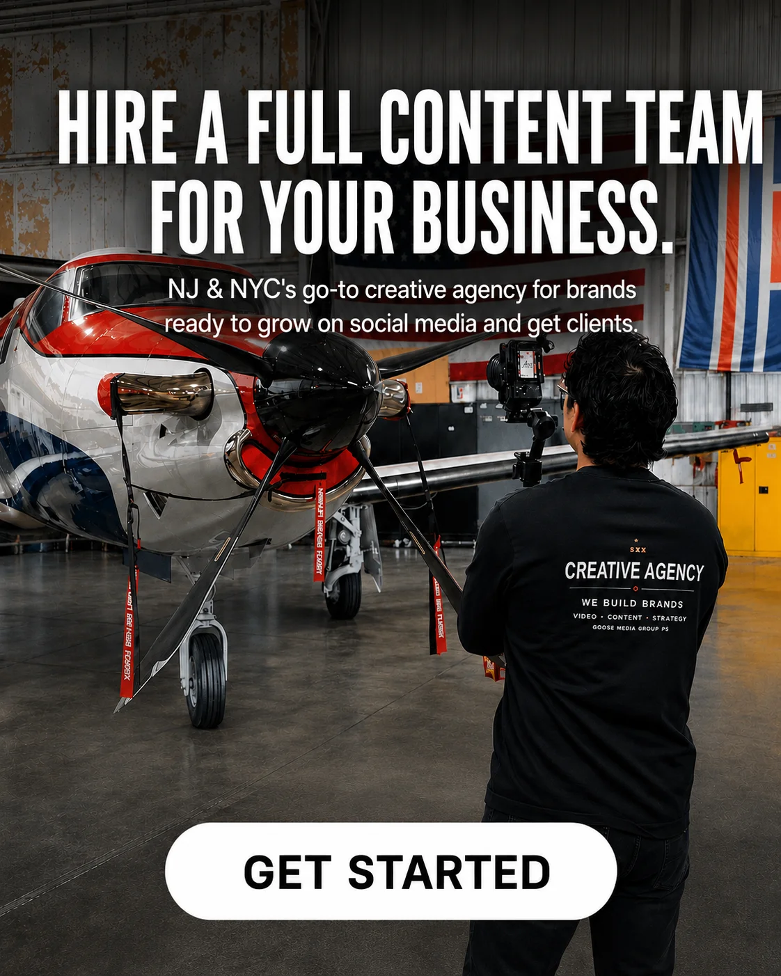 Goose Media Group winning static ad creative by Goliath Marketing